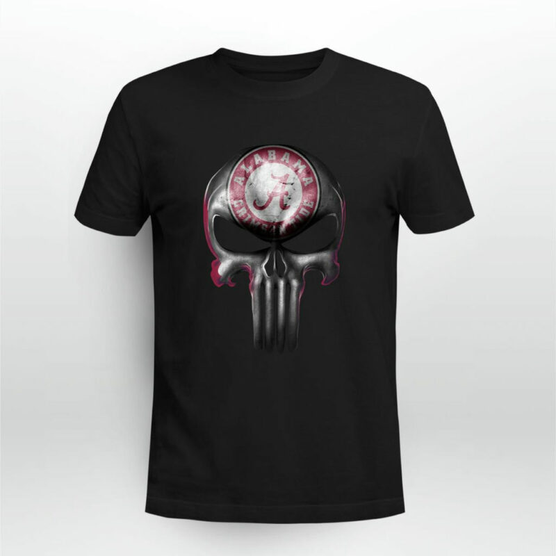 Skull Alabama Crimson Tide 0 T Shirt