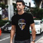 Skull Oakland Raiders And Los Angeles Lakers 1 T Shirt