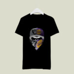 Skull Oakland Raiders And Los Angeles Lakers 2 T Shirt