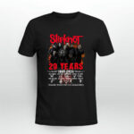 Slipknot 29 Years Signatures Thank You For The Memories 2 T Shirt