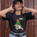 Sloth Turtle and Snail Piggyback Funny Running Wild 1 T Shirt