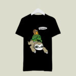 Sloth Turtle and Snail Piggyback Funny Running Wild 2 T Shirt
