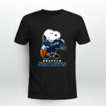 Snoopy A Strong And Proud Seattle Seahawks Player 3 T Shirt