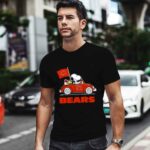 Snoopy And Woodstock Ride The Chicago Bears Car 1 T Shirt