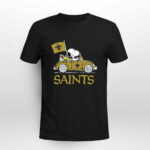 Snoopy And Woodstock Ride The New Orleans Saints Car 3 T Shirt