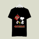 Snoopy And Woodstock San Francisco Sport Football Flag 3 T Shirt