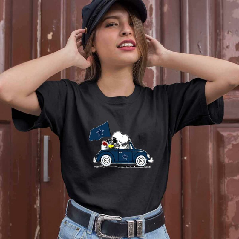 Snoopy Drives Dallas Cowboys Beetle Car 0 T Shirt