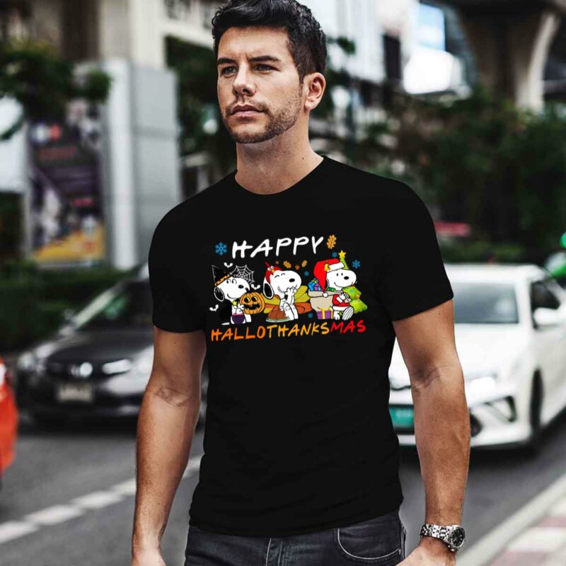 Snoopy Happy Hallothanksmas 0 T Shirt