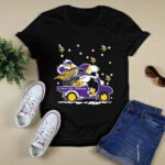 Snoopy I Love The Minnesota Vikings Christmas 4 T Shirt