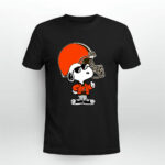 Snoopy Joe Cool To Be The Cleveland Browns 3 T Shirt