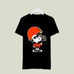 Snoopy Joe Cool To Be The Cleveland Browns 4 T Shirt