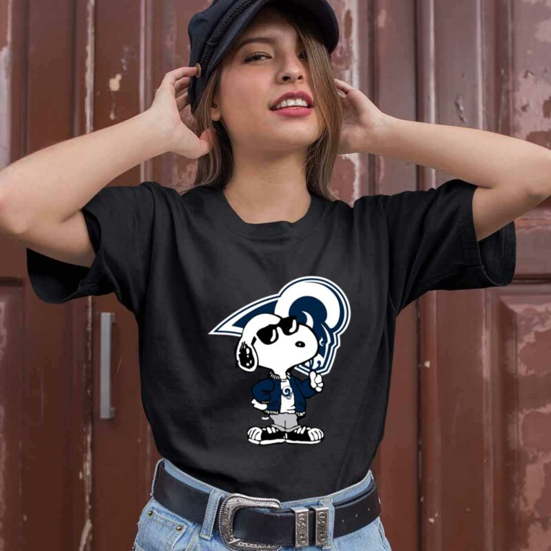 Snoopy Joe Cool To Be The Los Angeles Rams 0 T Shirt