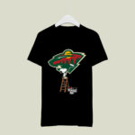 Snoopy Paints The Minnesota Wild Logo Ice Hockey 1 T Shirt