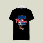 Snoopy Paints The Philadelphia Phillies Logo Baseball 3 T Shirt