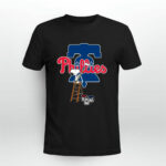 Snoopy Paints The Philadelphia Phillies Logo Baseball 4 T Shirt
