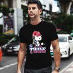 Snoopy Playing Baseball Minnesota Twins 1 T Shirt