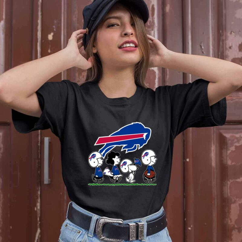 Snoopy The Peanuts Cheer For The Buffalo Bills 0 T Shirt