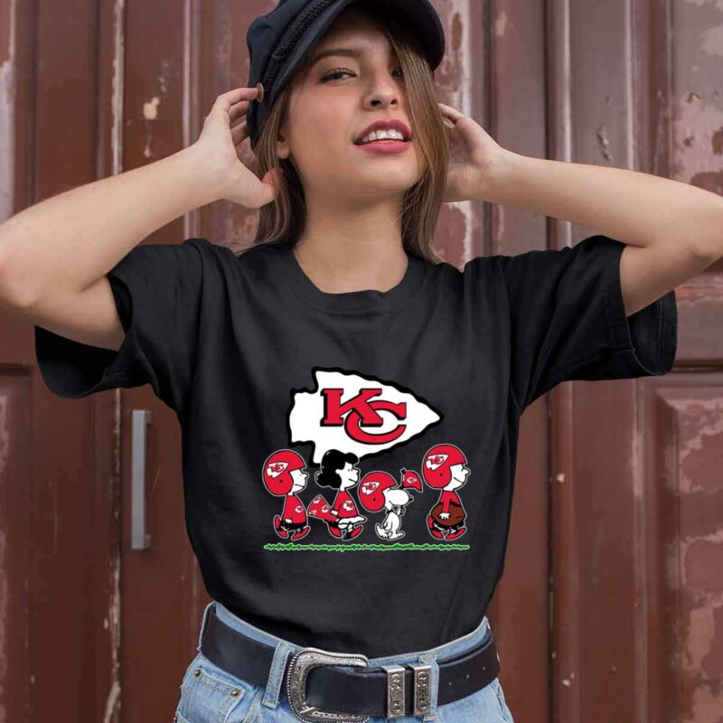 Snoopy The Peanuts Cheer For The Kansas City Chiefs 0 T Shirt
