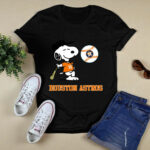 Snoopy With Logo Houston Astros 2 T Shirt