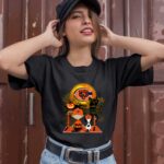Snoopy and Charlie Brown Pumpkin Chicago Bears Halloween 0 T Shirt
