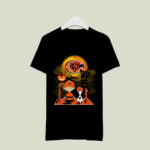 Snoopy and Charlie Brown Pumpkin Chicago Bears Halloween 3 T Shirt
