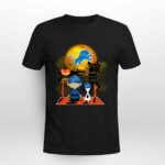Snoopy and Charlie Brown Pumpkin Detroit Lions Halloween Moon 4 T Shirt