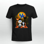 Snoopy and Charlie Brown Pumpkin Kentucky Wildcats Halloween Moon 0 T Shirt