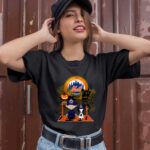 Snoopy and Charlie Brown Pumpkin New York Mets Halloween Moon 0 T Shirt