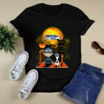 Snoopy and Charlie Brown Pumpkin Seattle Seahawks Halloween Moon 2 T Shirt