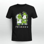 Snoopy and Grinch Friends Christmas 2 T Shirt