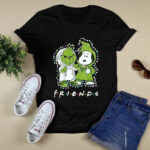 Snoopy and Grinch Friends Christmas 4 T Shirt