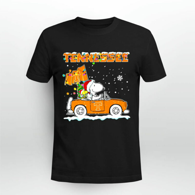 Snoopy And Tennessee Vols Christmas Car 2023 0 T Shirt