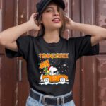 Snoopy and Tennessee Vols Christmas Car 2023 3 T Shirt