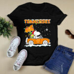 Snoopy and Tennessee Vols Christmas Car 2023 4 T Shirt
