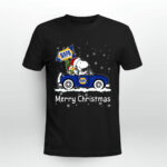 Snoopy and Woodstock drive car napa Merry Christmas 3 T Shirt