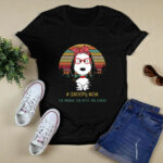 Snoopy mom the woman the myth the legend vintage 4 T Shirt