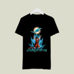 Son Goku Shares Your Energy Miami Dolphins 2 T Shirt