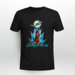 Son Goku Shares Your Energy Miami Dolphins 3 T Shirt