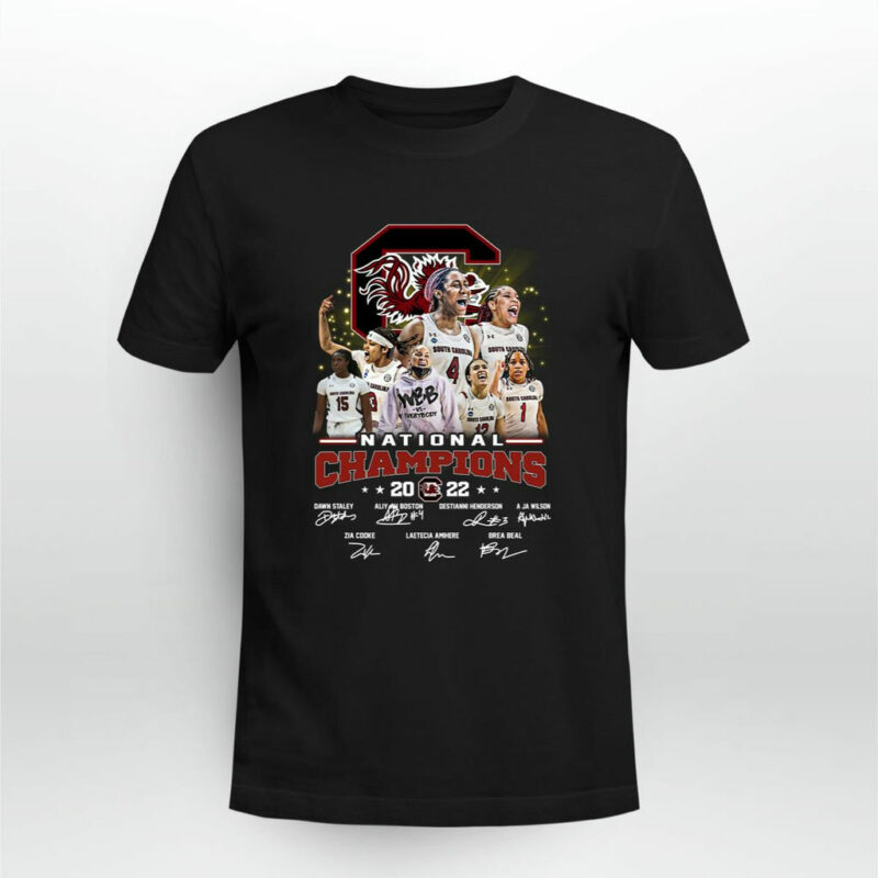 South Carolina Gamecocks National Champions 2022 Signatures 0 T Shirt