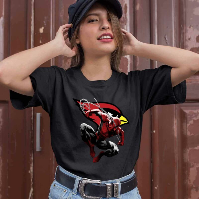 Spiderman Arizona Cardinals 0 T Shirt