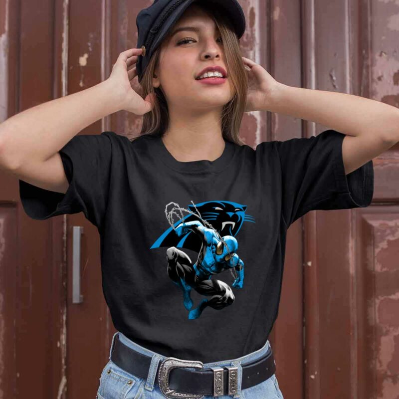 Spiderman Carolina Panthers 0 T Shirt