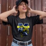 Spiderman Michigan Wolverines 3 T Shirt