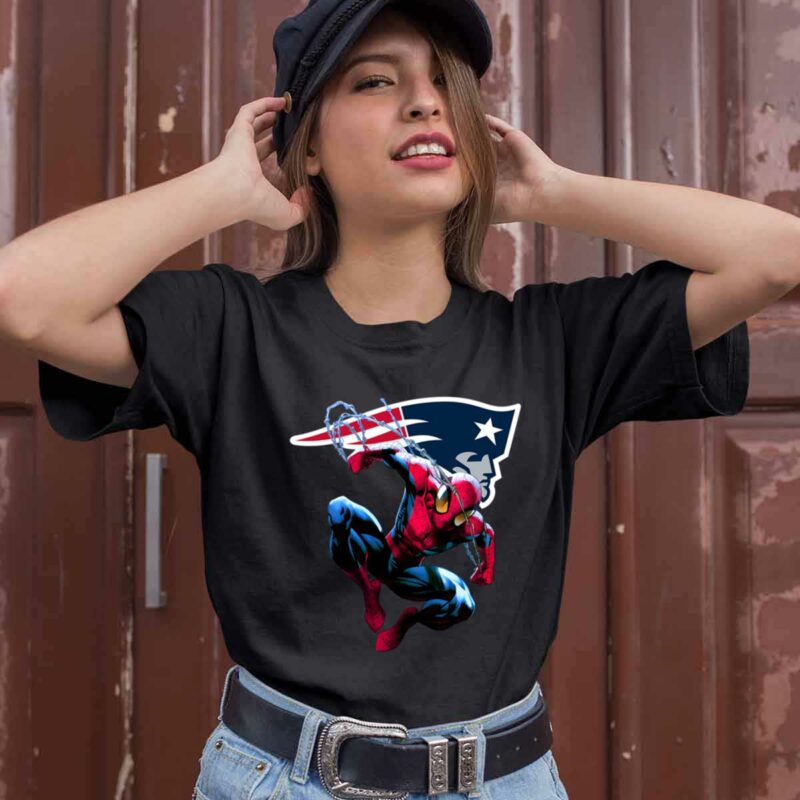 Spiderman New England Patriots 0 T Shirt