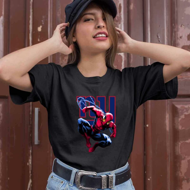 Spiderman New York Giants 0 T Shirt