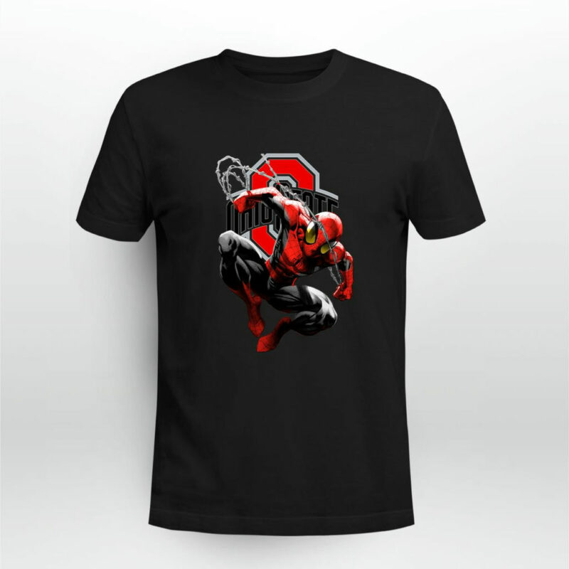 Spiderman Ohio State Buckeyes 0 T Shirt