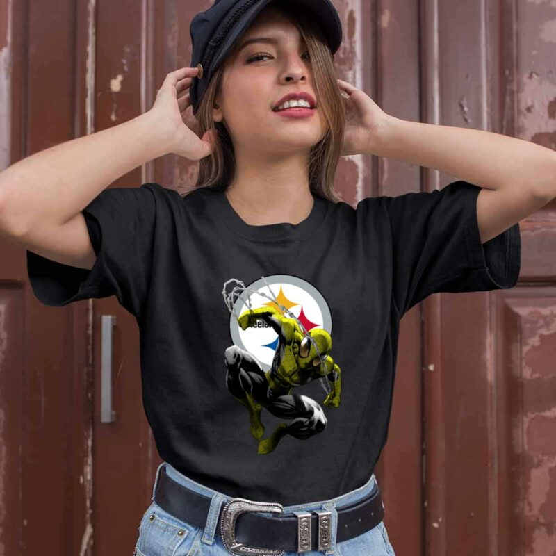 Spiderman Pittsburgh Steelers 0 T Shirt