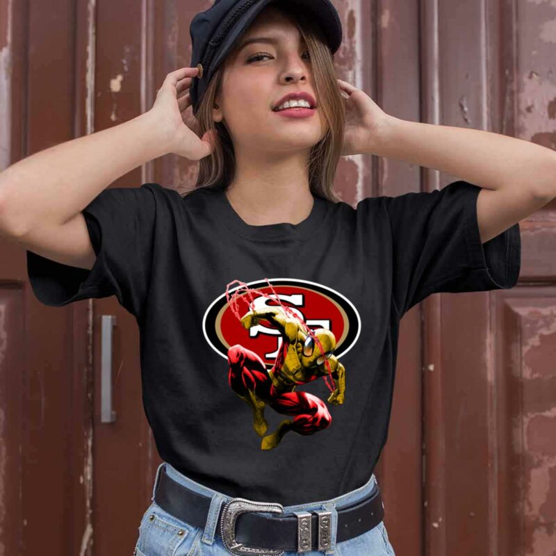 Spiderman San Francisco 49Ers 0 T Shirt