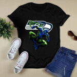 Spiderman Seattle Seahawks 2 T Shirt