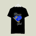 St Louis Blues Girl Heart Hockey 1 T Shirt