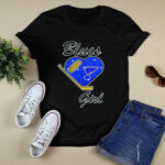 St Louis Blues Girl Heart Hockey 4 T Shirt